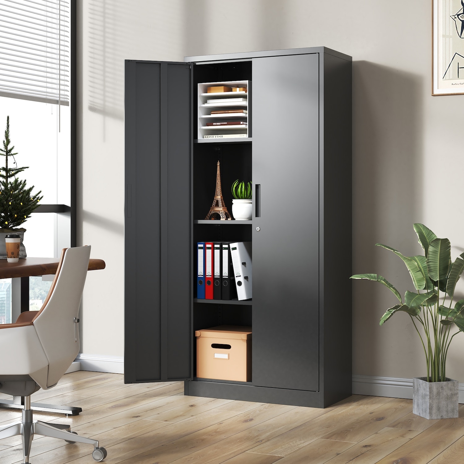1028_file_71 inch Metal Office Storage Cabinet Black (10).jpg